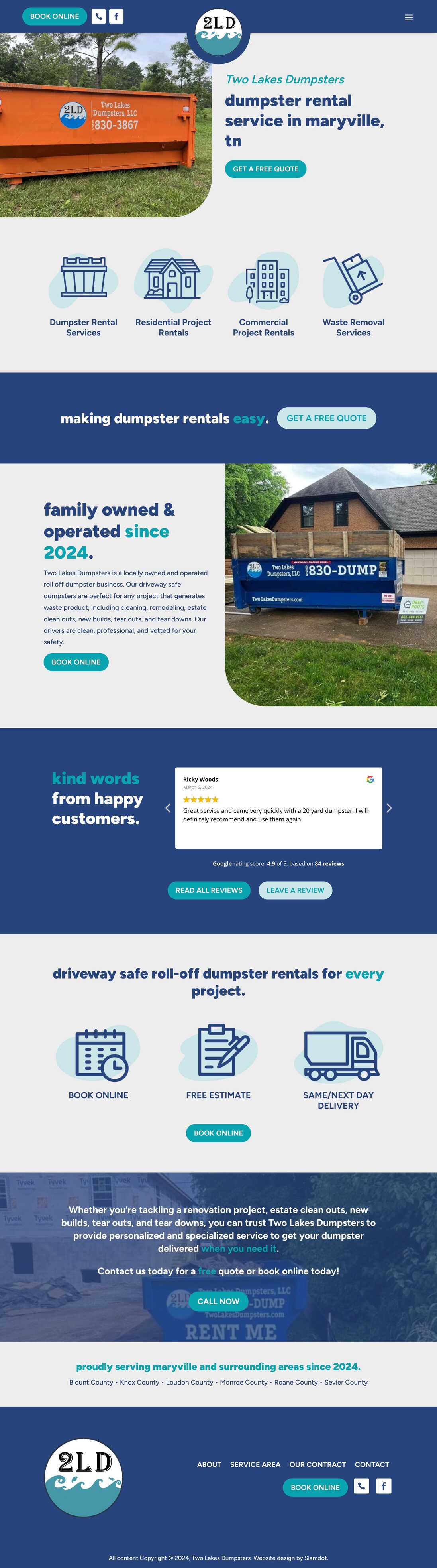 Two Lakes Dumpsters